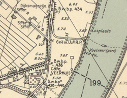 Kaart 1950 Alphen