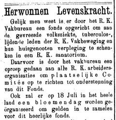 Herwonnen Levenskracht 1915